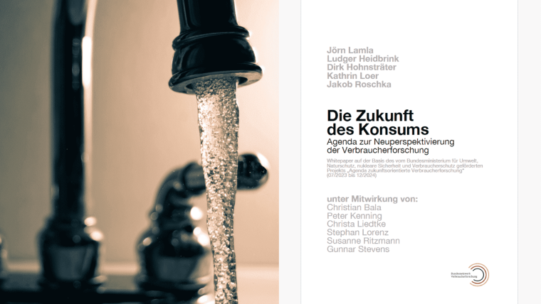 Wasserhahn und Titelseite des White Papers